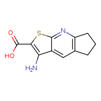 6-amino-4-thia-2-azatricyclo[7.3.0.0³,?]dodeca-1(9),2,5,7-tetraene-5-carboxylic acid
