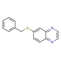 6-(benzylsulfanyl)quinoxaline