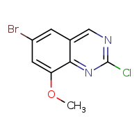 6-bromo-2-chloro-8-methoxyquinazoline