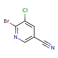 6-bromo-5-chloropyridine-3-carbonitrile