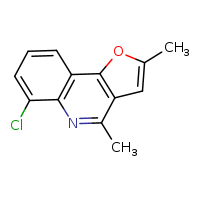 6-chloro-2,4-dimethylfuro[3,2-c]quinoline