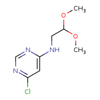 6-chloro-N-(2,2-dimethoxyethyl)pyrimidin-4-amine