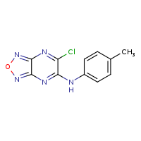 6-chloro-N-(4-methylphenyl)-[1,2,5]oxadiazolo[3,4-b]pyrazin-5-amine