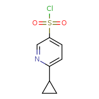 6-cyclopropylpyridine-3-sulfonyl chloride