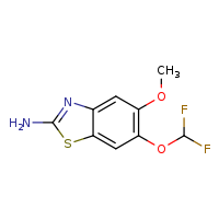 6-(difluoromethoxy)-5-methoxy-1,3-benzothiazol-2-amine