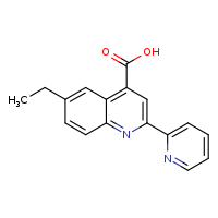 6-ethyl-2-(pyridin-2-yl)quinoline-4-carboxylic acid