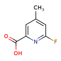 6-fluoro-4-methylpyridine-2-carboxylic acid