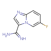 6-fluoroimidazo[1,2-a]pyridine-3-carboximidamide