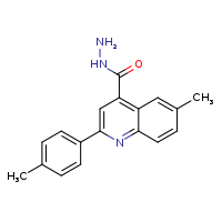 6-methyl-2-(4-methylphenyl)quinoline-4-carbohydrazide