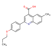 6-methyl-2-(4-propoxyphenyl)quinoline-4-carboxylic acid