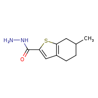 6-methyl-4,5,6,7-tetrahydro-1-benzothiophene-2-carbohydrazide