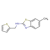 6-methyl-N-(thiophen-2-ylmethyl)-1,3-benzothiazol-2-amine