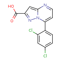 7-(2,4-dichlorophenyl)pyrazolo[1,5-a]pyrimidine-2-carboxylic acid