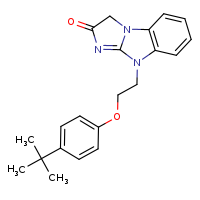 7-[2-(4-tert-butylphenoxy)ethyl]-2,5,7-triazatricyclo[6.4.0.0²,?]dodeca-1(8),5,9,11-tetraen-4-one