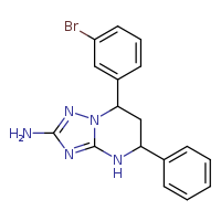 7-(3-bromophenyl)-5-phenyl-4H,5H,6H,7H-[1,2,4]triazolo[1,5-a]pyrimidin-2-amine