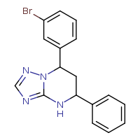 7-(3-bromophenyl)-5-phenyl-4H,5H,6H,7H-[1,2,4]triazolo[1,5-a]pyrimidine