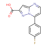 7-(4-fluorophenyl)pyrazolo[1,5-a]pyrimidine-2-carboxylic acid