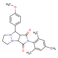 7-(4-methoxyphenyl)-4-(2,4,6-trimethylphenyl)-1,4,8-triazatricyclo[6.3.0.0²,?]undecane-3,5-dione