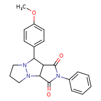 7-(4-methoxyphenyl)-4-phenyl-1,4,8-triazatricyclo[6.3.0.0²,?]undecane-3,5-dione
