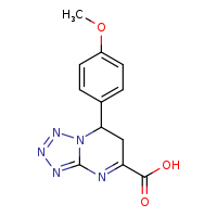 7-(4-methoxyphenyl)-6H,7H-[1,2,3,4]tetrazolo[1,5-a]pyrimidine-5-carboxylic acid