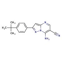 7-amino-2-(4-tert-butylphenyl)pyrazolo[1,5-a]pyrimidine-6-carbonitrile