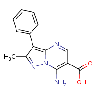7-amino-2-methyl-3-phenylpyrazolo[1,5-a]pyrimidine-6-carboxylic acid