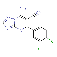 7-amino-5-(3,4-dichlorophenyl)-4H,5H-[1,2,4]triazolo[1,5-a]pyrimidine-6-carbonitrile