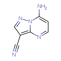 7-aminopyrazolo[1,5-a]pyrimidine-3-carbonitrile