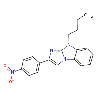 7-butyl-4-(4-nitrophenyl)-2,5,7-triazatricyclo[6.4.0.0²,?]dodeca-1(12),3,5,8,10-pentaene