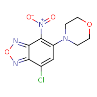 7-chloro-5-(morpholin-4-yl)-4-nitro-2,1,3-benzoxadiazole