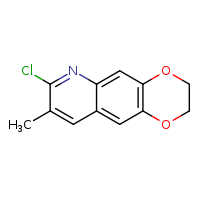 7-chloro-8-methyl-2H,3H-[1,4]dioxino[2,3-g]quinoline
