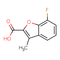 7-fluoro-3-methyl-1-benzofuran-2-carboxylic acid