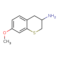 7-methoxy-3,4-dihydro-2H-1-benzothiopyran-3-amine