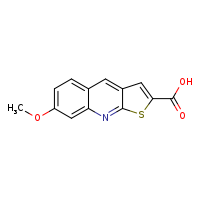 7-methoxythieno[2,3-b]quinoline-2-carboxylic acid