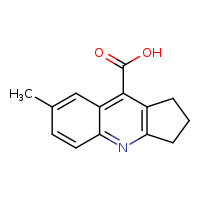 7-methyl-1H,2H,3H-cyclopenta[b]quinoline-9-carboxylic acid