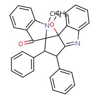 8b-methoxy-1'-methyl-2,3-diphenyl-2,3-dihydrospiro[cyclopenta[b]indole-1,2'-indol]-3'-one