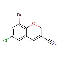 8-bromo-6-chloro-2H-chromene-3-carbonitrile