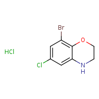 8-bromo-6-chloro-3,4-dihydro-2H-1,4-benzoxazine hydrochloride