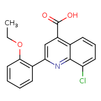 8-chloro-2-(2-ethoxyphenyl)quinoline-4-carboxylic acid