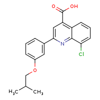 8-chloro-2-[3-(2-methylpropoxy)phenyl]quinoline-4-carboxylic acid