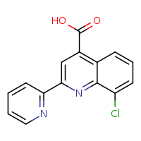 8-chloro-2-(pyridin-2-yl)quinoline-4-carboxylic acid