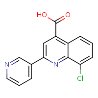 8-chloro-2-(pyridin-3-yl)quinoline-4-carboxylic acid