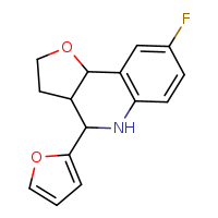 8-fluoro-4-(furan-2-yl)-2H,3H,3aH,4H,5H,9bH-furo[3,2-c]quinoline