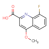 8-fluoro-4-methoxyquinoline-2-carboxylic acid