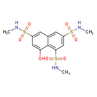 8-hydroxy-N1,N3,N6-trimethylnaphthalene-1,3,6-trisulfonamide
