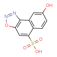 8-hydroxynaphtho[1,2-d][1,2,3]oxadiazole-5-sulfonic acid