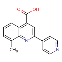 8-methyl-2-(pyridin-4-yl)quinoline-4-carboxylic acid