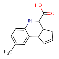 8-methyl-3H,3aH,4H,5H,9bH-cyclopenta[c]quinoline-4-carboxylic acid
