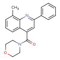 8-methyl-4-(morpholine-4-carbonyl)-2-phenylquinoline