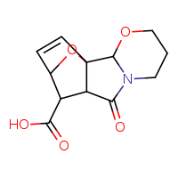 8-oxo-3,14-dioxa-7-azatetracyclo[9.2.1.0¹,?.0²,?]tetradec-12-ene-10-carboxylic acid